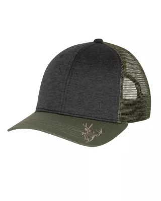 DRI DUCK Structured Mid Profile Heather Trucker Hat