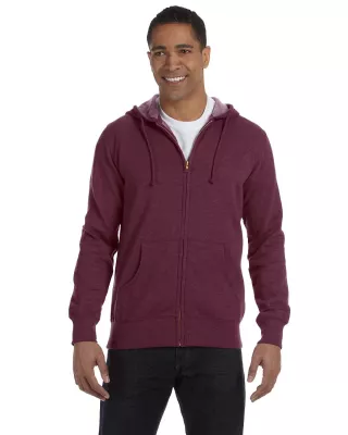 Econscious - Big Accessories Unisex Heathered Full-Zip Hooded Sweatshirt