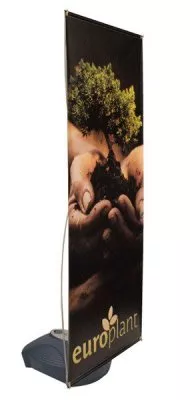 27.5" W x 69"H Banner Stand Set