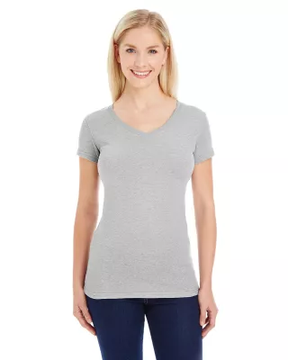 J AMERICA Ladies' Glitter V-Neck T-Shirt