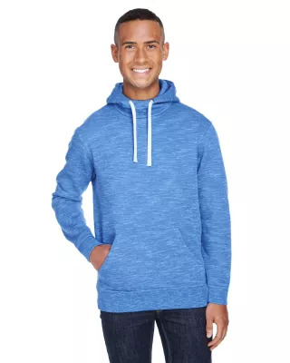 J AMERICA Adult Melange Fleece Pullover Hooded Sweatshirt