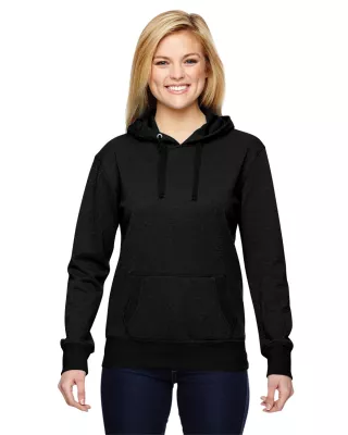 J AMERICA Ladies' Glitter French Terry Hooded Sweatshirt