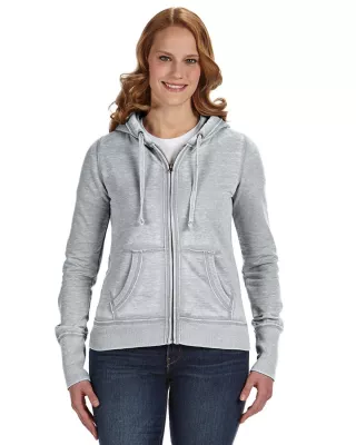 J AMERICA Ladies' Zen Full-Zip Fleece Hooded Sweatshirt