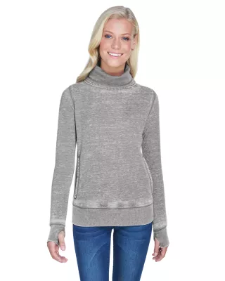 J AMERICA Ladies' Zen Fleece Cowl Neck