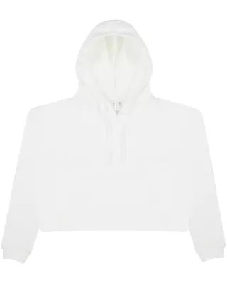 ALL WE DO is Ladies' Girlie Cropped Hooded Fleece with Pocket