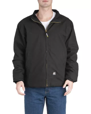 Berne Apparel Men's Flagstone Flannel-Lined Duck Jacket
