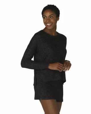 BOXERCRAFT Ladies' Cuddle Soft Boxy Crewneck Sweatshirt