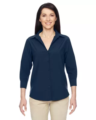 Harriton Ladies' Paradise Three-Quarter Sleeve Performance Shirt