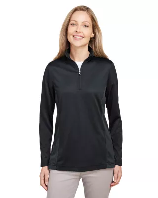 Harriton Women's Flash Snag Protection Plus IL Colorblock Quarter-Zip Pullover Shirt
