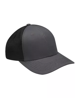 Adams Cap Brushed Cotton/Soft Mesh Trucker Style Cap