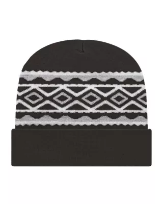 Cap America® USA-Made Diamond Cuffed Beanie