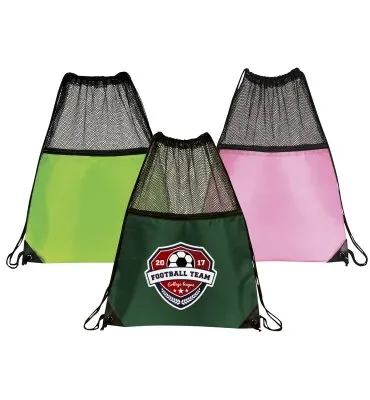 Mesh Drawstring Backpack
