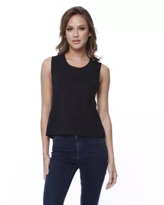 STAR TEE Ladies' Muscle Crop T-Shirt