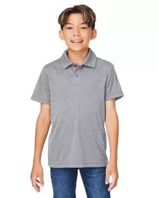 Team 365 Youth Zone Sonic Heather Performance Short Sleeve Polo Shirt