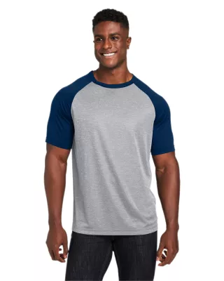 Team 365 Unisex Zone Colorblock Raglan Short Sleeve T-Shirt
