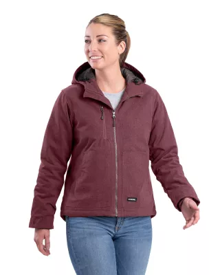 Berne Apparel Ladies' Heathered Duck Hooded Jacket