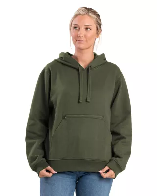 Berne Apparel Ladies' Heritage Zippered Pocket Hooded Pullover Sweatshirt