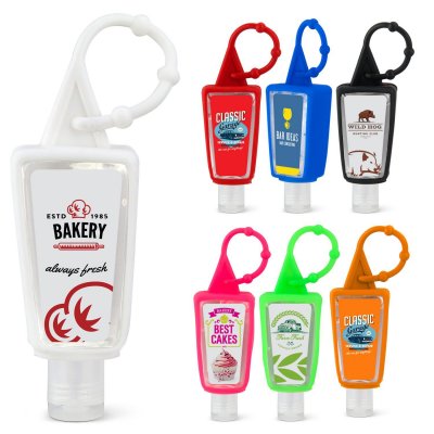 1 oz. Hand Sanitizer with Removable Silicone Carabiner