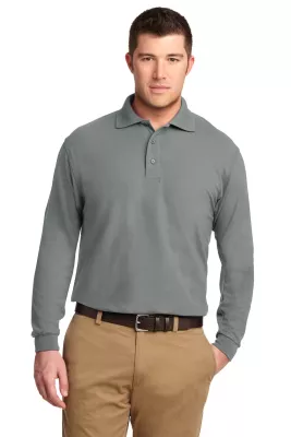 Port Authority® Silk Touch™ Long Sleeve Polo.