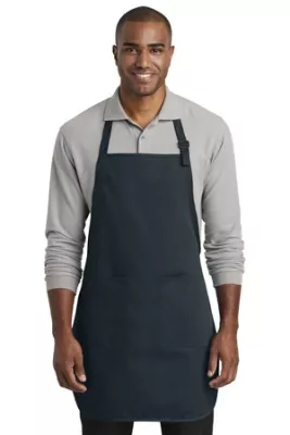 Port Authority ® Full-Length Two-Pocket Bib Apron