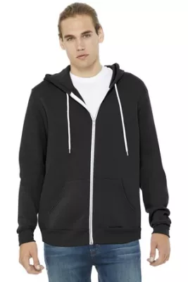 BELLA+CANVAS ® Unisex Sponge Fleece Full-Zip Hoodie.