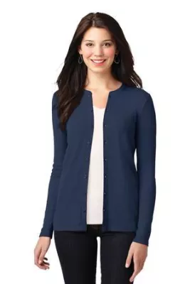 Port Authority® Women's Concept Stretch Button-Front Cardigan.