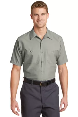 Red Kap® Short Sleeve Industrial Work Shirt.