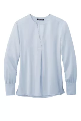 Brooks Brothers® Women's Open-Neck Satin Blouse