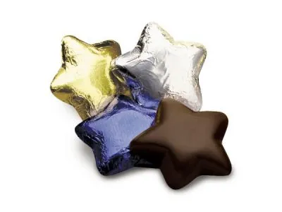 Stars in Gold, Silver and Blue Foils