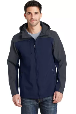 Port Authority® Hooded Core Soft Shell Jacket.