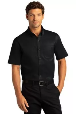 Port Authority® Short Sleeve SuperPro React™ Twill Shirt.