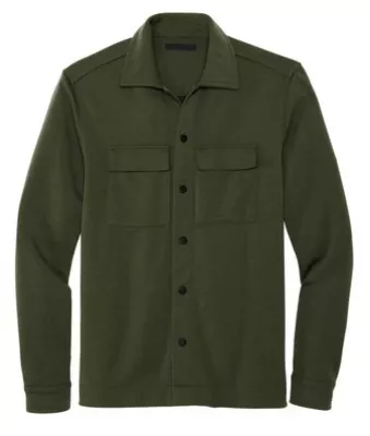 Mercer+Mettle® Double-Knit Snap Front Jacket