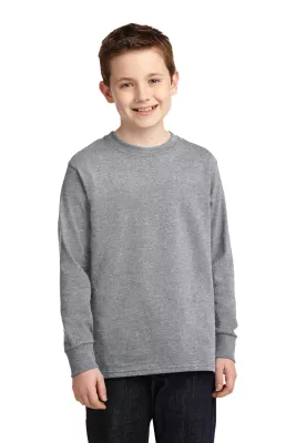 Port & Co™ Youth Long Sleeve Core Cotton Tee.