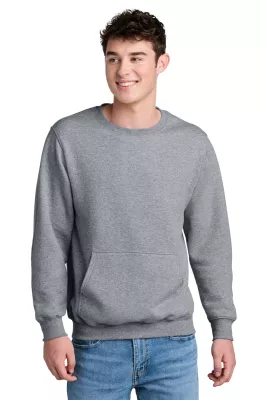 Port & Co™ Core Fleece Crewneck Pocket Sweatshirt