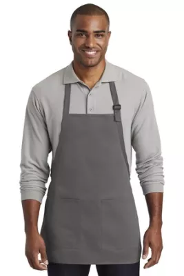 Port Authority ® Medium-Length Two-Pocket Bib Apron