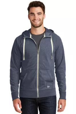 New Era ® Sueded Cotton Blend Full-Zip Hoodie.
