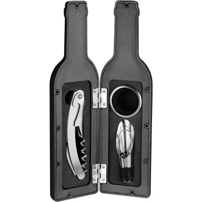 Grigio 4-Piece Wine Bottle Set