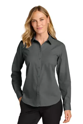 Port Authority® Women's Long Sleeve Nailhead Easy Care Shirt
