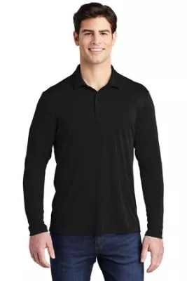Sport-Tek ® Posi-UV® Pro Long Sleeve Polo.