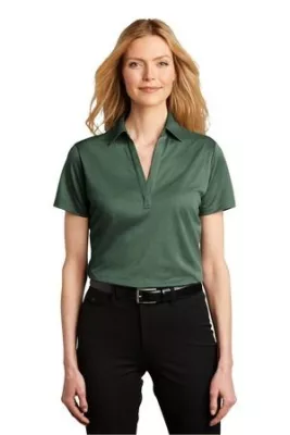 Port Authority ® Women's Heathered Silk Touch ™ Performance Polo.