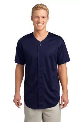 Sport-Tek® PosiCharge® Tough Mesh Full-Button Jersey.