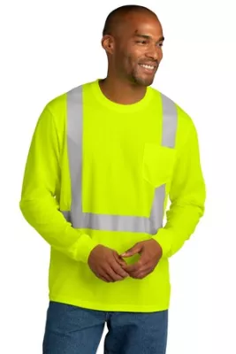 CornerStone ® ANSI 107 Class 2 Mesh Long Sleeve Tee.
