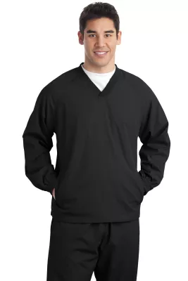 Sport-Tek® V-Neck Raglan Wind Shirt.