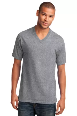 Port & Co™ Core Cotton V-Neck Tee.