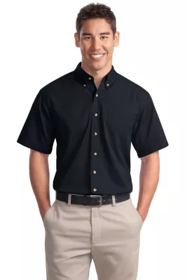 Port Authority® Short Sleeve Twill Shirt.