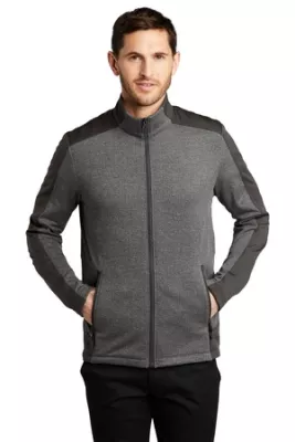 Port Authority ® Grid Fleece Jacket.