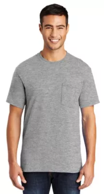 Port & Co™ Tall Core Blend Pocket Tee.