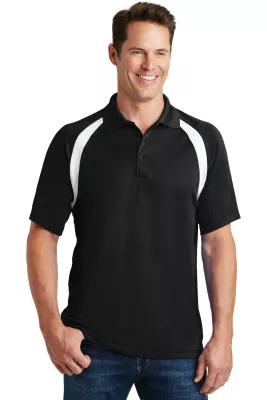 Sport-Tek® Dry Zone® Colorblock Raglan Polo.