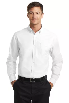 Port Authority® Tall SuperPro™ Oxford Shirt.