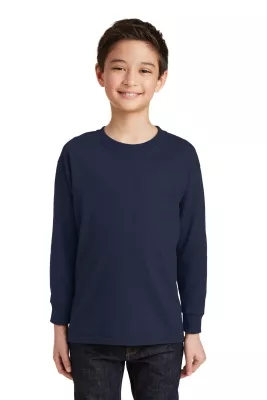 Gildan® Youth Heavy Cotton™ 100% Cotton Long Sleeve T-Shirt